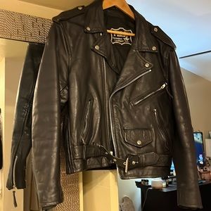 Vintage genuine leather motorcycle 🏍️ jacket